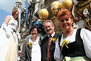 Bürgermeisterin Strobl, OB Ude und Tourismuschefin Weißhüpl (Foto: Martin Schmitz)(Bild: Martin Schmitz)